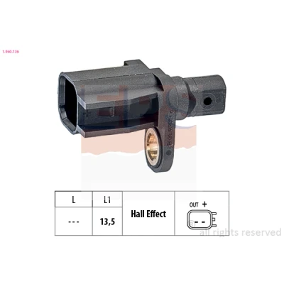 Afbeelding van Eps ABS sensor 1.960.136