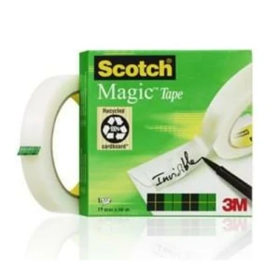 Afbeelding van Scotch Magic plakband, 19 mm x 66 m, 12 stuks