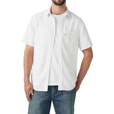Afbeelding van Levi&#039;s Sunset Overhemd, Heren, Maat: XL, Bright white