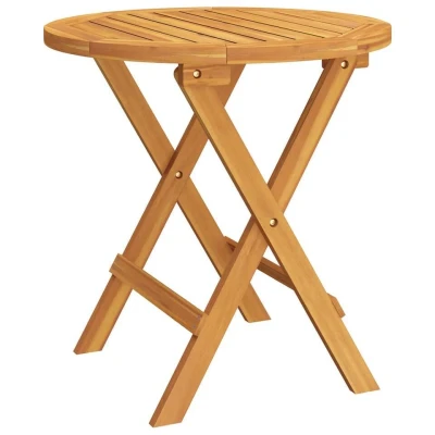 Afbeelding van Bistrotafel Ø46X47 Cm Massief Acaciahout