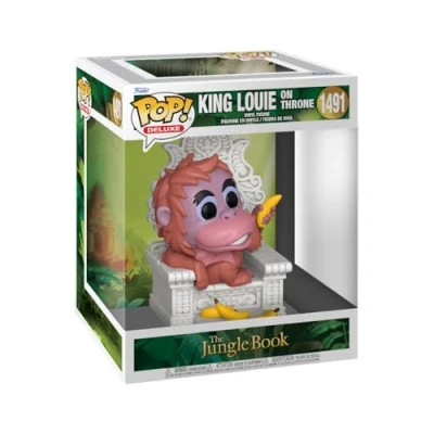 Afbeelding van Funko King Louie on Throne Pop! Deluxe The Jungle Book Figuur 9cm