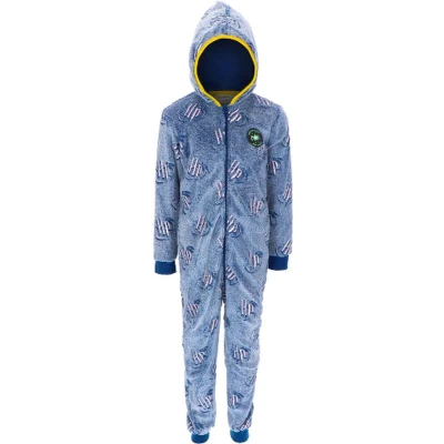 Afbeelding van Harry Potter Onesie Glow in The Dark , Pyjama Jumpsuit, Maat 128 / 8 jaar