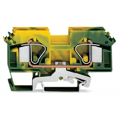 Afbeelding van WAGO 283 607 Aardingsklem 12 mm Spanveer Toewijzing: Terre Groen, Geel 25 stuk(s)