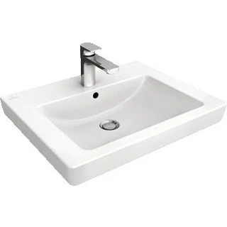Afbeelding van Villeroy &amp; Boch Subway 2.0 meubelwastafel wit ceramic+ (65 x 47 cm) 1