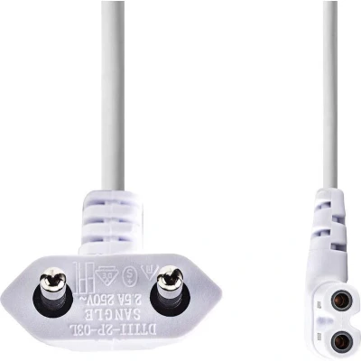 Afbeelding van C7 kabel Nedis 3 meter (Haaks, Links/rechts)