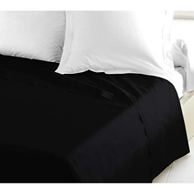 Afbeelding van Home Linge Passion HP61332 Bedlaken, 57 draden, katoen, zwart, 180 x 290 cm