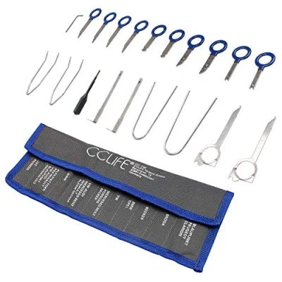 Afbeelding van CCLIFE 20 stuks Set voor Radio Navi Car Demontage Gereedschap Stereo Extractor Sleutel Tool
