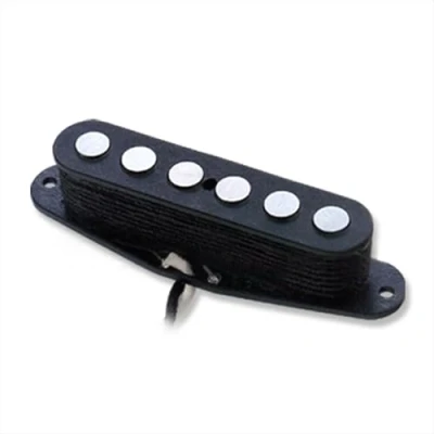 Afbeelding van Roswell Pickups TE6 Alnico V Rod Neck Black Single coil pickup voor gitaren