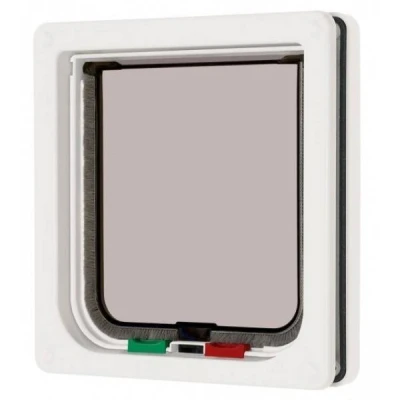 Afbeelding van Closer Pets/Cat Mate Kattenluik 4 standen voor dunne deuren wit