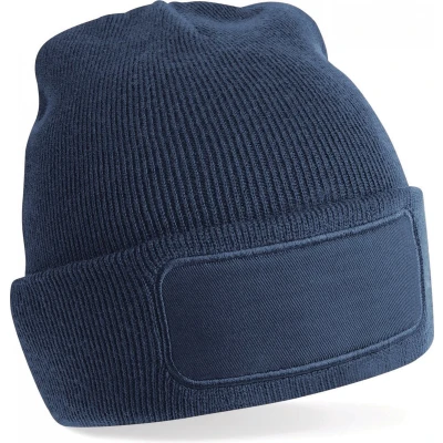 Afbeelding van Beechfield Original Patch Beanie B445 French Navy