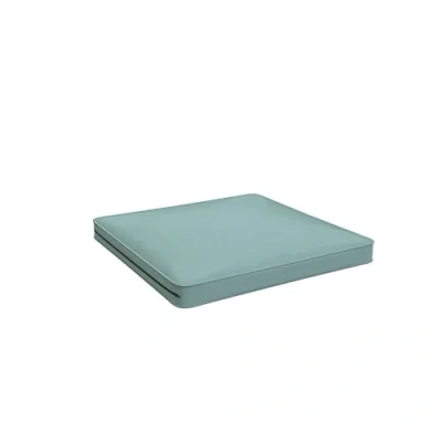 Afbeelding van POKAR Zitkussen Lounge Kussen Tuin voor Tuinmeubelen Loungemeubels 40x40x5 cm, Blauw