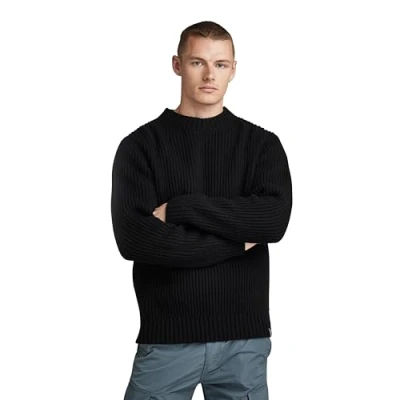 Afbeelding van G STAR RAW Essential R Knit, zwart (Dk Black D23731 d447 6484), M