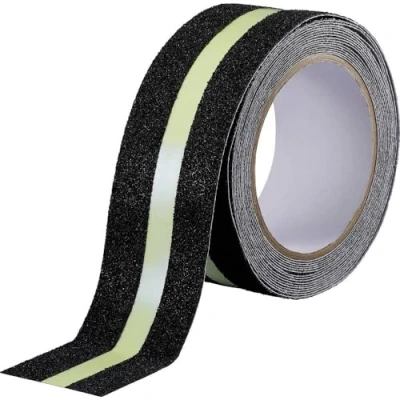 Afbeelding van TOOLCRAFT TO 10187130 Anti sliptape Zwart, Groen (l x b) 10 m 55 mm 1 stuk(s)