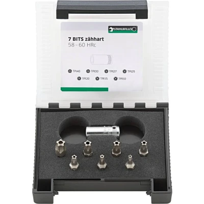 Afbeelding van Stahlwille 1204/8N 5 STERN BITS SET 96081113 Bitset