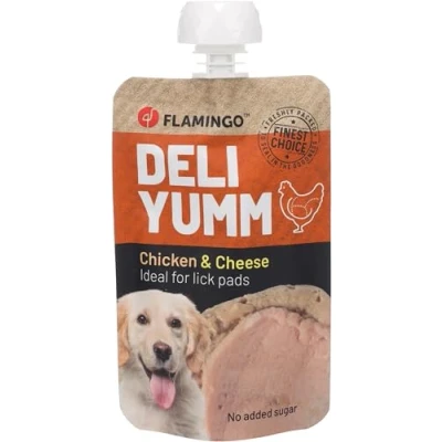 Afbeelding van Flamingo Deli YUMM Fresh Meat Snack Kip &amp; Kaas 90g