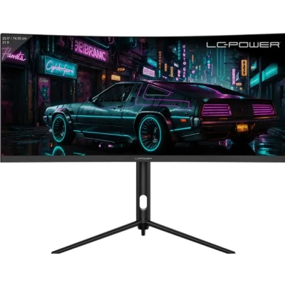 Afbeelding van LC Power M30UWFC Gaming monitor Energielabel F (A G) 74.9 cm (29.5 inch) 2560 x 1080 Pixel 21:9 1 ms DisplayPort, HDMI, Hoofdtelefoon (3.5 mm jackplug) VA