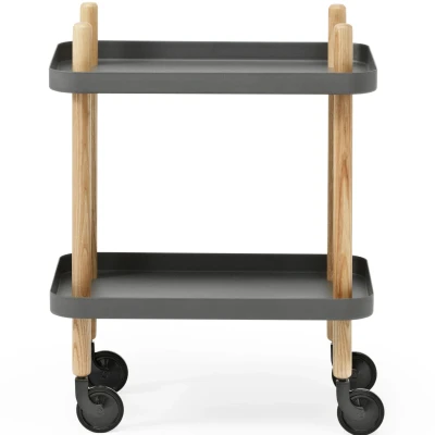 Afbeelding van Normann Copenhagen Block Trolley Donkergrijs