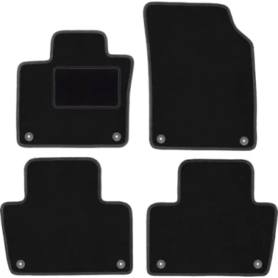 Afbeelding van Wielganizator Carlux zwarte velours matten voor Volvo XC90 II SUV 2015 4 delig