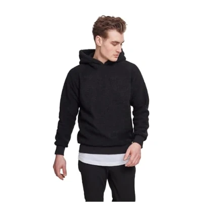 Afbeelding van Urban Classics Fleece trui, Heren, Maat: Small, Black