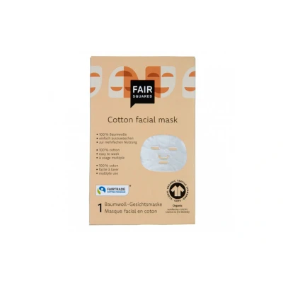 Afbeelding van Fair Squared Katoenen gezichtsmasker (doekmasker)