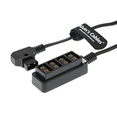 Afbeelding van Alvin&#039;s Cables D Tap stekker op 4 aansluitingen kabel voor ARRI RED camera&#039;s TILTA Steadicam IDX accu