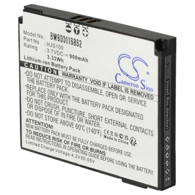 Afbeelding van vhbw Batterij compatibel met Becker HJS100, HJS 100, Map Pilot navigatiesysteem GPS (900mAh, 3.7V, Li Ion)