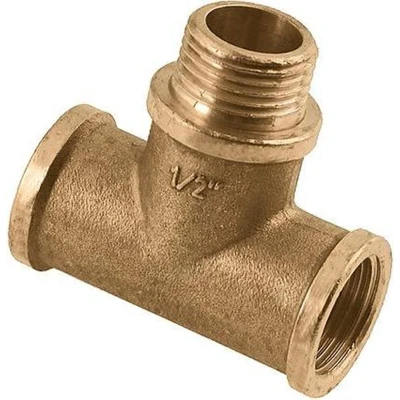 Afbeelding van Bonfix Messing T stuk 1&quot;x1&quot;x1&quot;