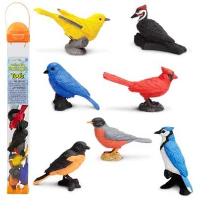 Afbeelding van Safari Speelfiguren Toob Set Vogels in de Tuin