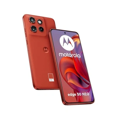 Afbeelding van Motorola Edge 50 Neo (8/256 GB, camera Sony LYTIA™ 700C 50+13+10MP selfie 32MP, display 6,36 inch POLED 120Hz, IP68, MediaTek MTK 24M, batterij 4310mAh, lading 68W, Android 14), PANTONE Poinciana