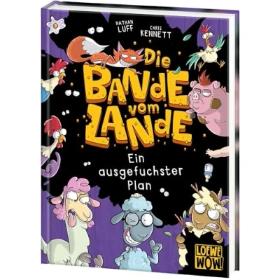 Afbeelding van Die Bande vom Lande (Band 3) Ein ausgefuchster Plan: Witzige Action auf dem Bauernhof Cooler Lesespaß für Kinder ab 7 Jahren Wow! Das will ich lesen
