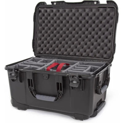Afbeelding van Nanuk 938 Waterdichte Harde Case met Deksel Organizer en Gewatteerde Divider Zwart 6001, Zwart, Lichtgewicht