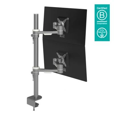 Afbeelding van Viewmate Monitorarm Zilver