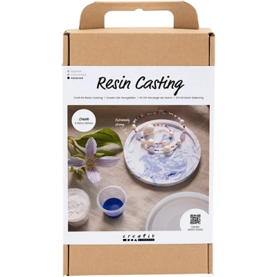 Afbeelding van Hobbyset Creativ Company Hars Gieten dienblad met marmereffect