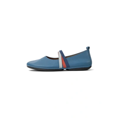 Afbeelding van Camper Right NINA Ballerina&#039;s met enkelbandjes, Dames, Maat: 36, Mittelblau Schoenen