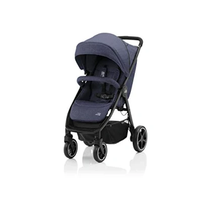 Afbeelding van BRITAX RÖMER Buggy B AGILE M, Compact en inklapbaar met één hand, vanaf de geboorte tot 4 jaar, Navy Ink