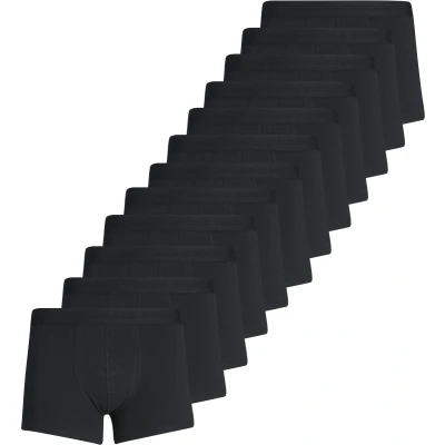 Afbeelding van Jack &amp; Jones Jacsolid Trunks 12 PACK Boxerbriefs, Heren, Maat: XXL, Black