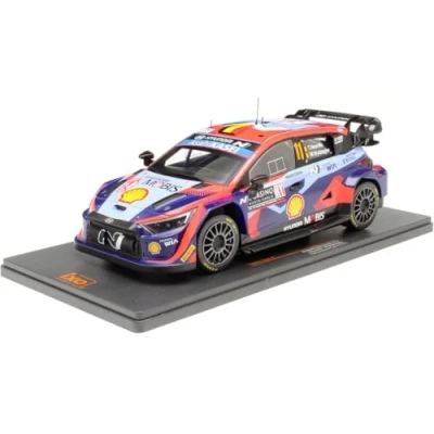 Afbeelding van Compatibel met Hyundai i20 N Rally1 Nº11 Neuville/Wydaeghe Rallye Monte Carlo 1:18 IXO modellen 18RMC153A