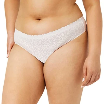 Afbeelding van Sloggi FEEL Brazil Panty Slip offwhite, Dames, Maat: Large, Off white
