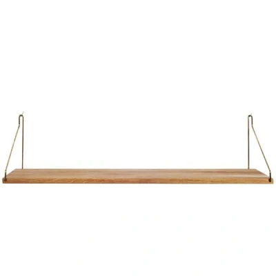 Afbeelding van Frama Shelf wandplank 80x27 naturelmessing