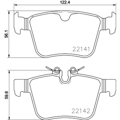 Afbeelding van Brembo Remblokset P 86 029