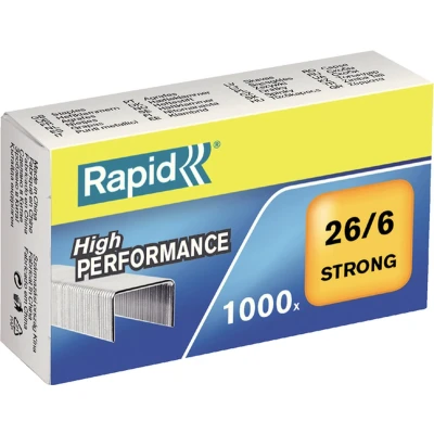 Afbeelding van 10x Nieten Rapid 26/6 gegalvaniseerd strong 1000 stuks