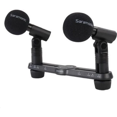 Afbeelding van Saramonic SR M500 klein membraam matched paar microfoons voor live opname