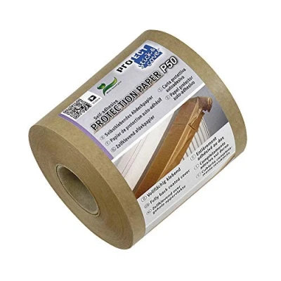 Afbeelding van Afdekpapier info notes zelfklevend protect 75mmx50m bruin