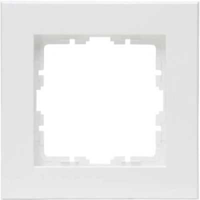 Afbeelding van Kopp, Afdekframe 1 voudig HK07, kleur: zuiver wit, pak van 10, 325900005