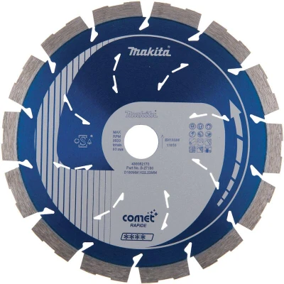 Afbeelding van Makita B 27193 Diamantschijf 180x22,23x2,2mm blauw