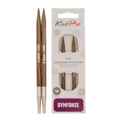 Afbeelding van KnitPro 20427 Symfonie korte verwisselbare breinaalden 5.50mm