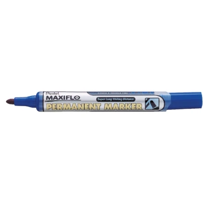 Afbeelding van Viltstift Pentel NLF50 maxiflo rond blauw 1.5 3mm