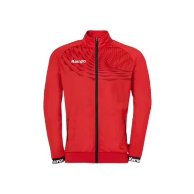 Afbeelding van Kempa Herren Wave 26 Poly Jungen Sport Fußball Training Sweatshirt Sweatjack, Rot (Rood/Chilli Red), M