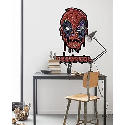 Afbeelding van Komar Wandfolie Deadpool Meltpool 50x70 cm (breedte x hoogte), zelfklevende wandtattoo (2 delig)