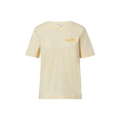 Afbeelding van s.Oliver Tshirt print, Dames, Maat: 38, Helles zitrone